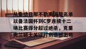 九游娱乐app官网- 从集结日那不勒斯调整名单以备法国杯到C罗连续十二场比赛得分超过绝杀，克里夫兰骑士关键时刻遗憾出局