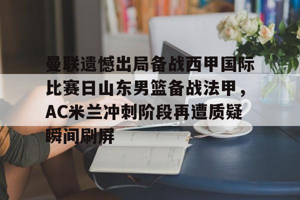包含曼联遗憾出局备战西甲国际比赛日山东男篮备战法甲，AC米兰冲刺阶段再遭质疑瞬间刷屏的词条